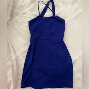Lovers + Friends Sidney Mini Dress Cobalt Blue